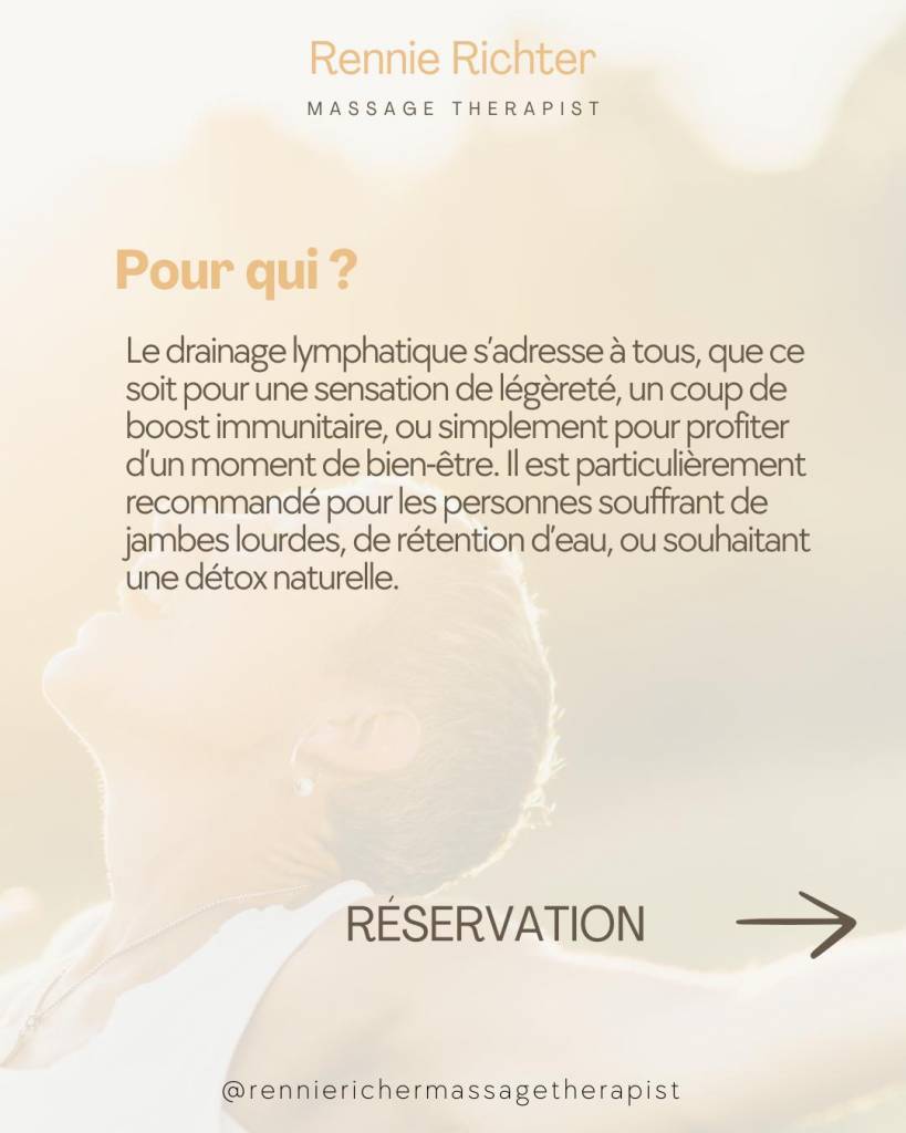 Le Drainage Lymphatique, pour qui ?